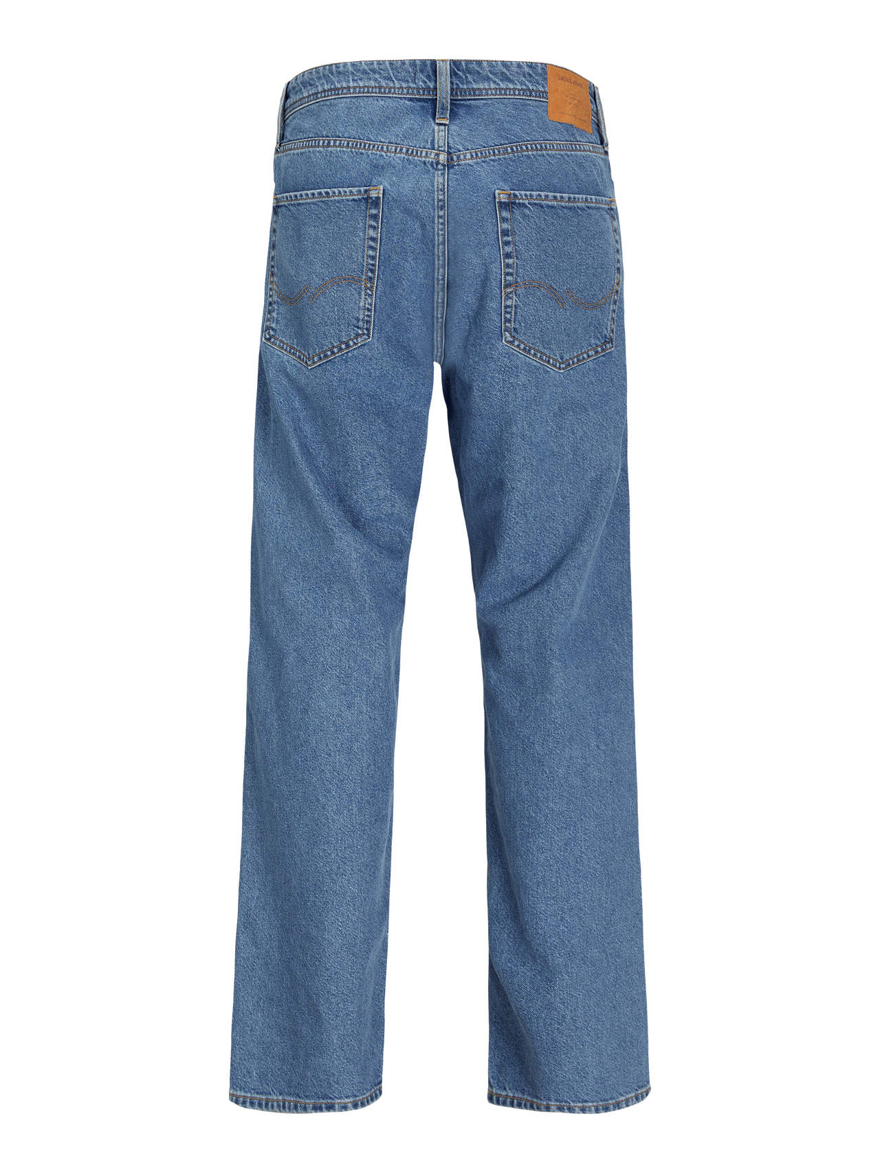 Jack & Jones JJIEDDIE JJORIGINAL SQ 735 Jeansy o kroju loose -Blue Denim - 12252645