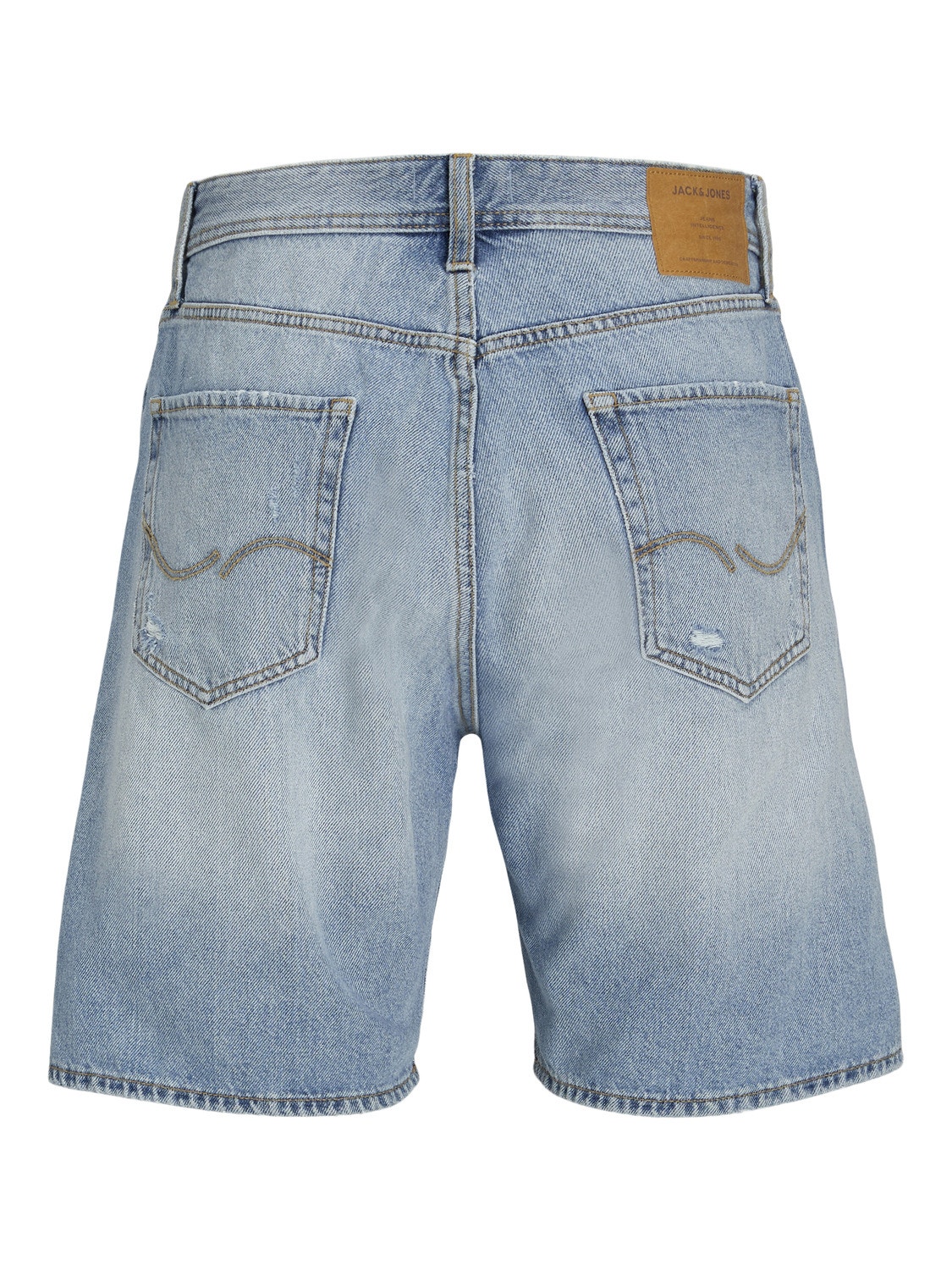 Jack & Jones Loose Fit Jeans-Shorts -Blue Denim - 12252653