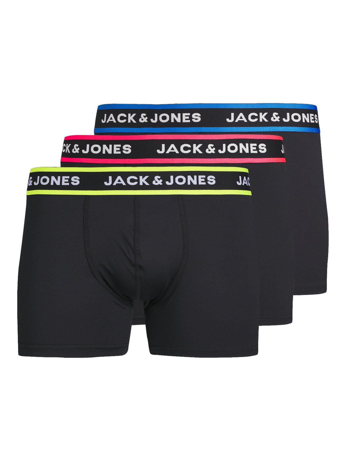 Jack & Jones 3-συσκευασία Κοντό παντελόνι -Black - 12252655