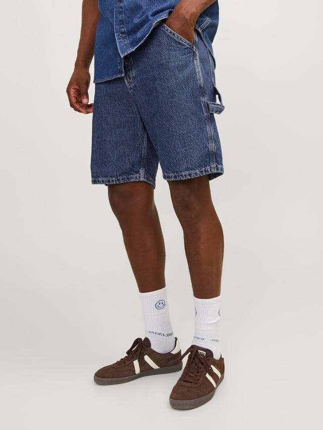 Jack & Jones Loose Fit Jeans Shorts - 12252713