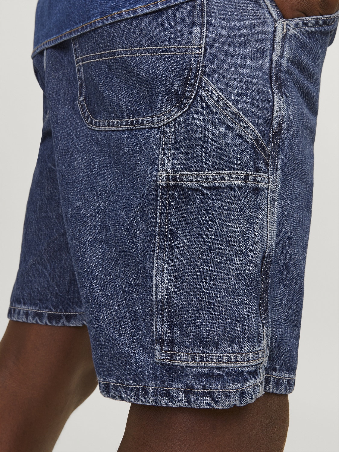 Jack & Jones Bermuda in jeans Loose Fit -Blue Denim - 12252713