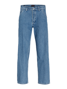 Jack & Jones JJIEDDIE JJWORKER MF 309 NOOS Laisvo kirpimo džinsai -Blue Denim - 12252715