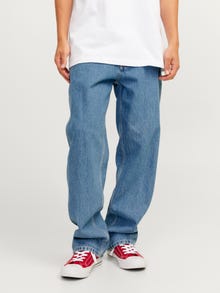 Jack & Jones JJIEDDIE JJWORKER MF 309 NOOS Laisvo kirpimo džinsai -Blue Denim - 12252715