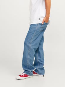 Jack & Jones JJIEDDIE JJWORKER MF 309 NOOS Laisvo kirpimo džinsai -Blue Denim - 12252715
