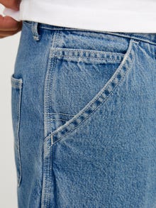 Jack & Jones JJIEDDIE JJWORKER MF 309 NOOS Laisvo kirpimo džinsai -Blue Denim - 12252715