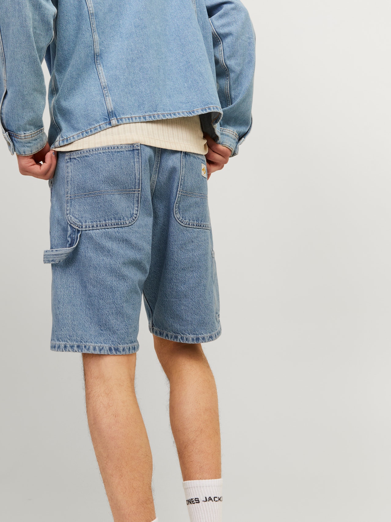 Jack & Jones Loose Fit Jeans Shorts -Blue Denim - 12252719