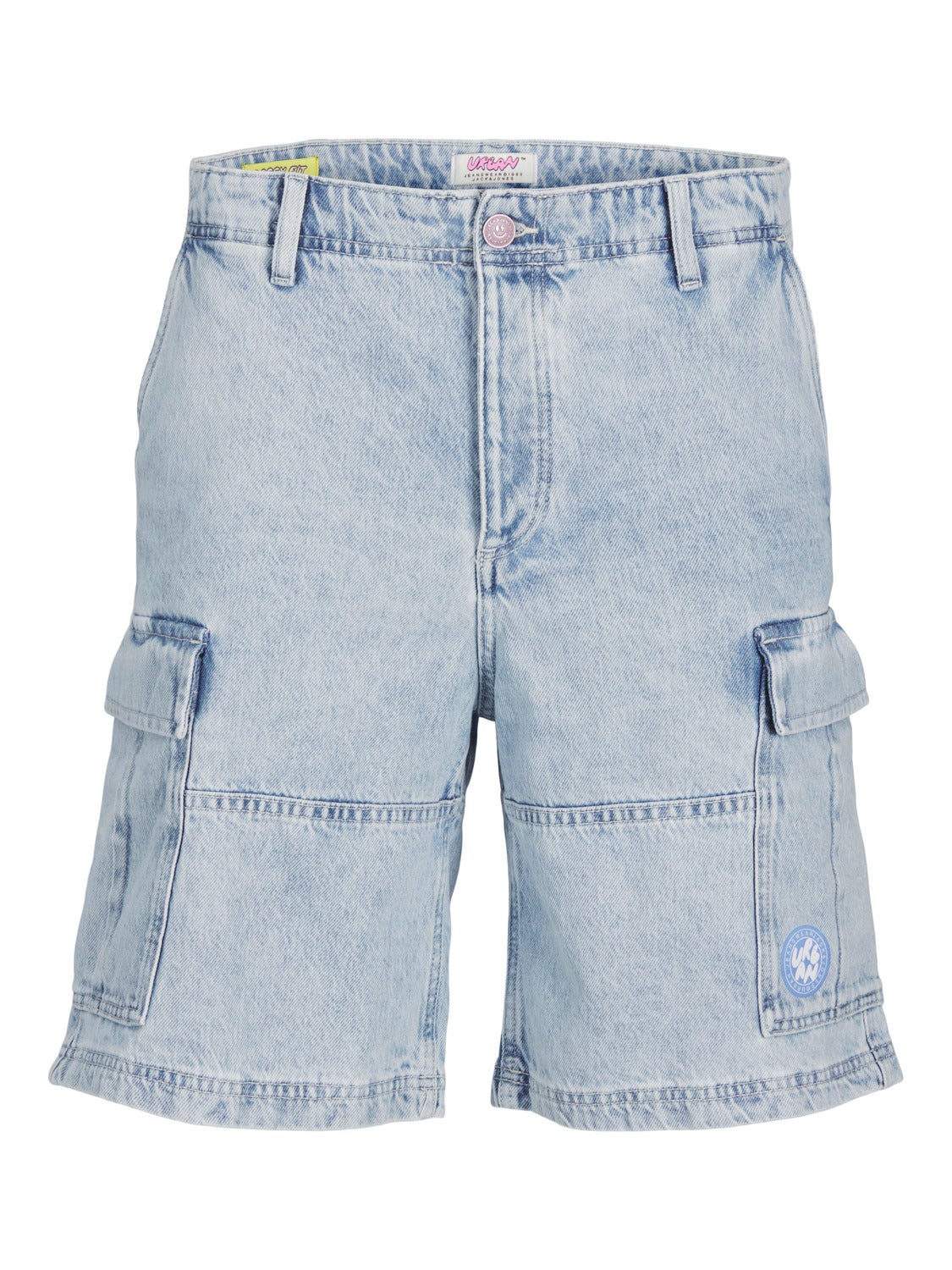 Jack & Jones Loose Fit Denim shorts -Blue Denim - 12252725