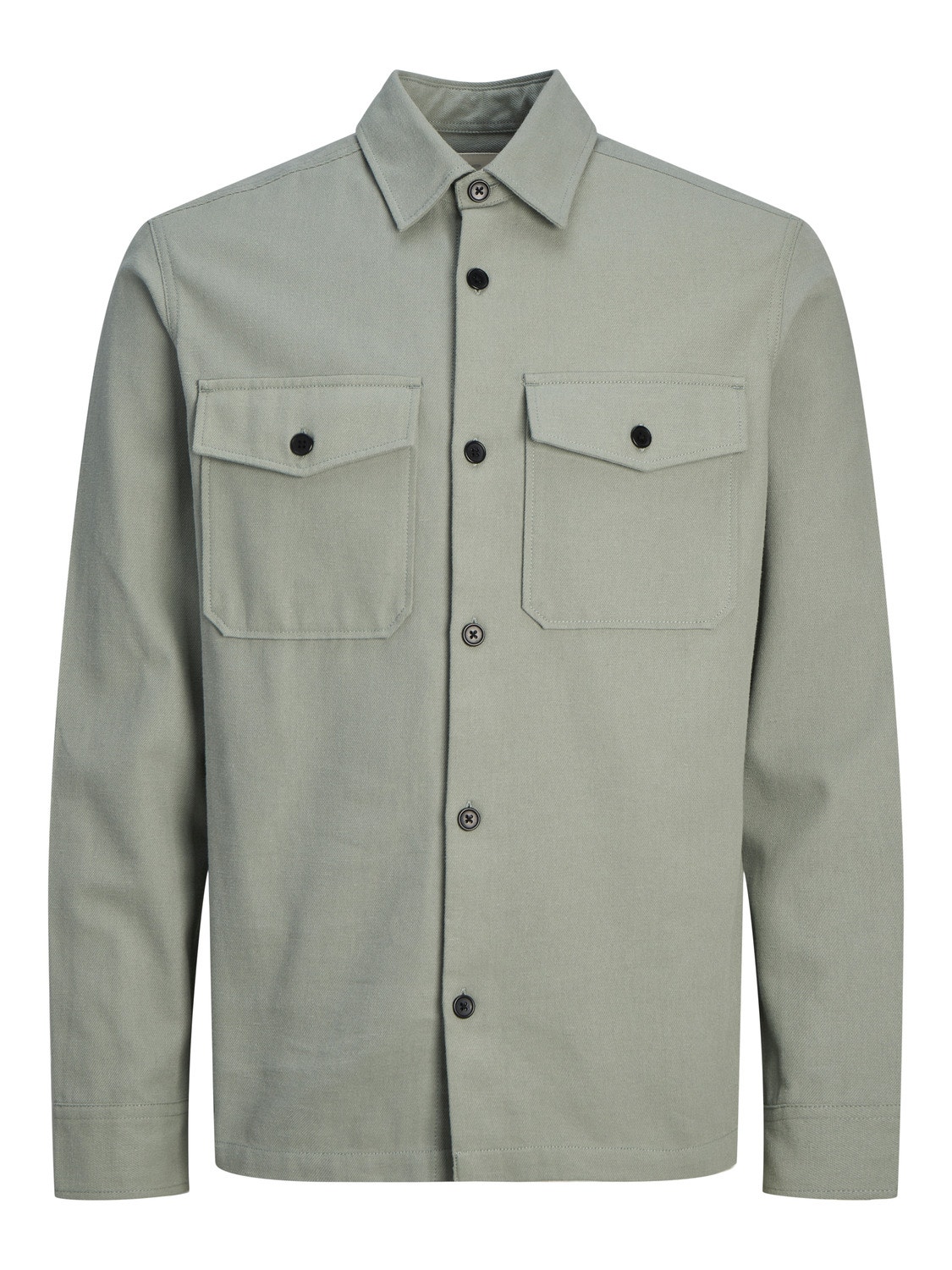 Jack & Jones Comfort Fit Overshirt -Lily Pad - 12252726