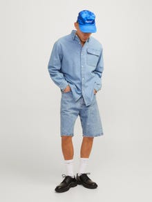 Jack & Jones Bermuda in jeans Baggy fit -Blue Denim - 12252743