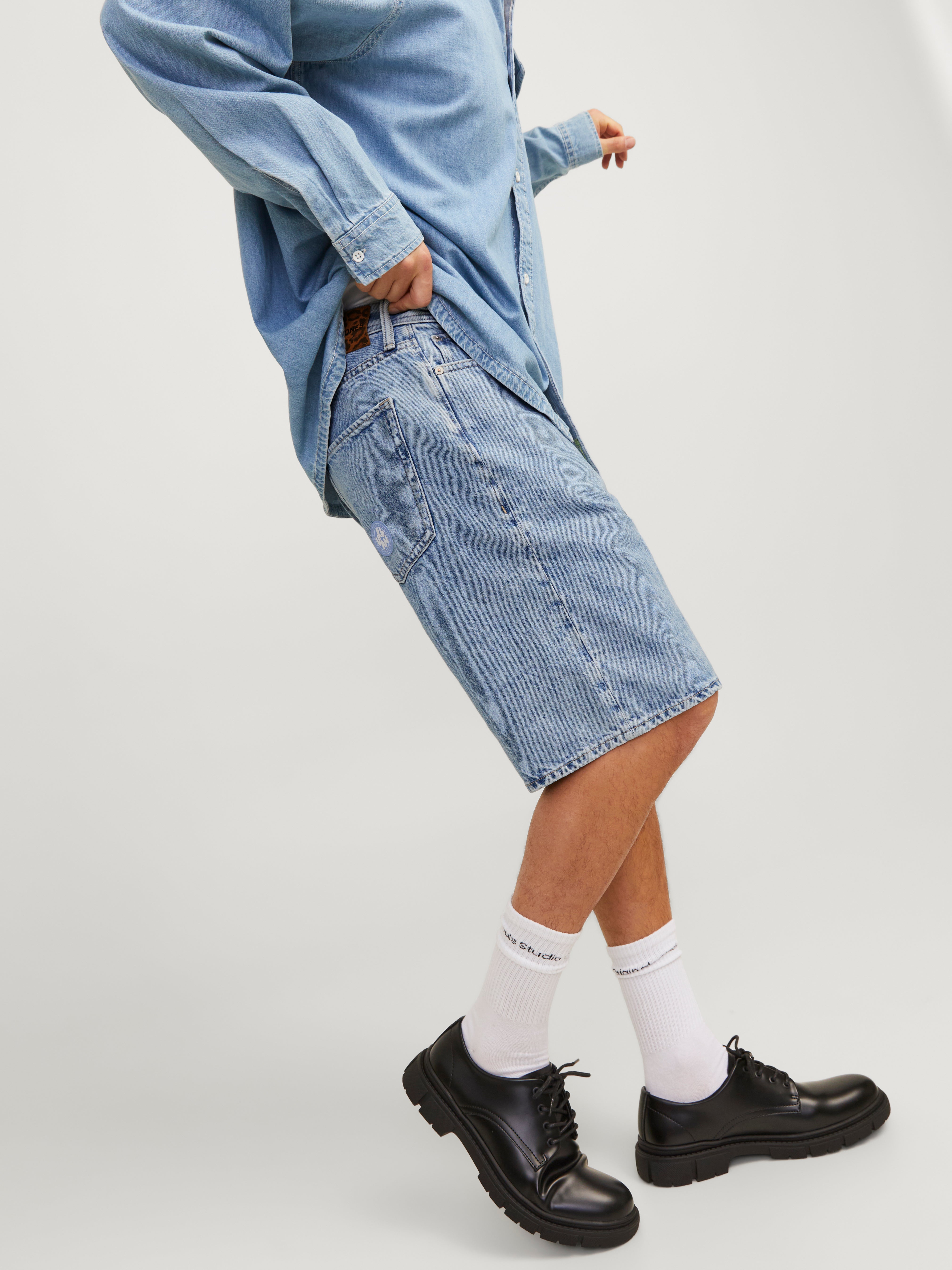 Jack & Jones Baggy fit Denimshorts - 12252743