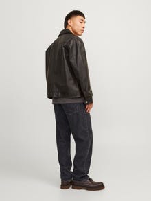 Jack & Jones JJIEDDIE JJORIGINAL SQ 737 NOOS Loose fit farkut -Black Denim - 12252764