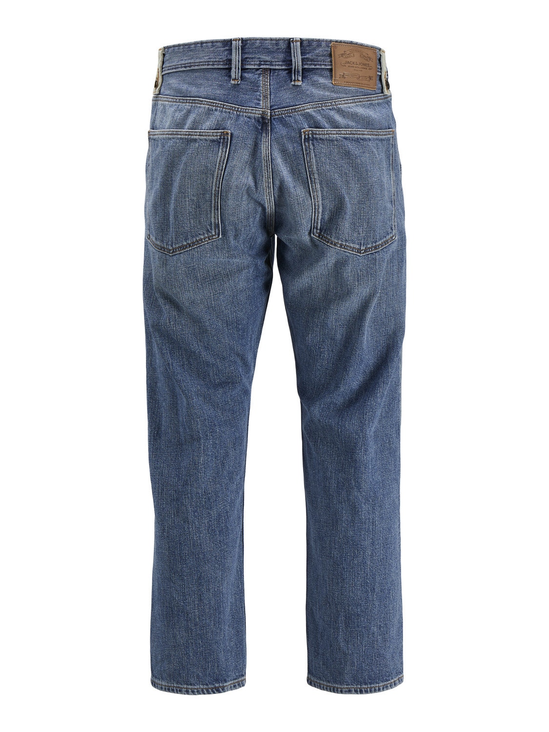 Jack & Jones JJIMARK JJLEWIS AM 263 Cropped Loose fit jeans -Blue Denim - 12252776
