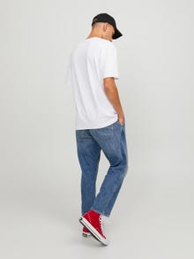 Jack & Jones JJIMARK JJLEWIS AM 263 Cropped Loose Fit farmer -Blue Denim - 12252776