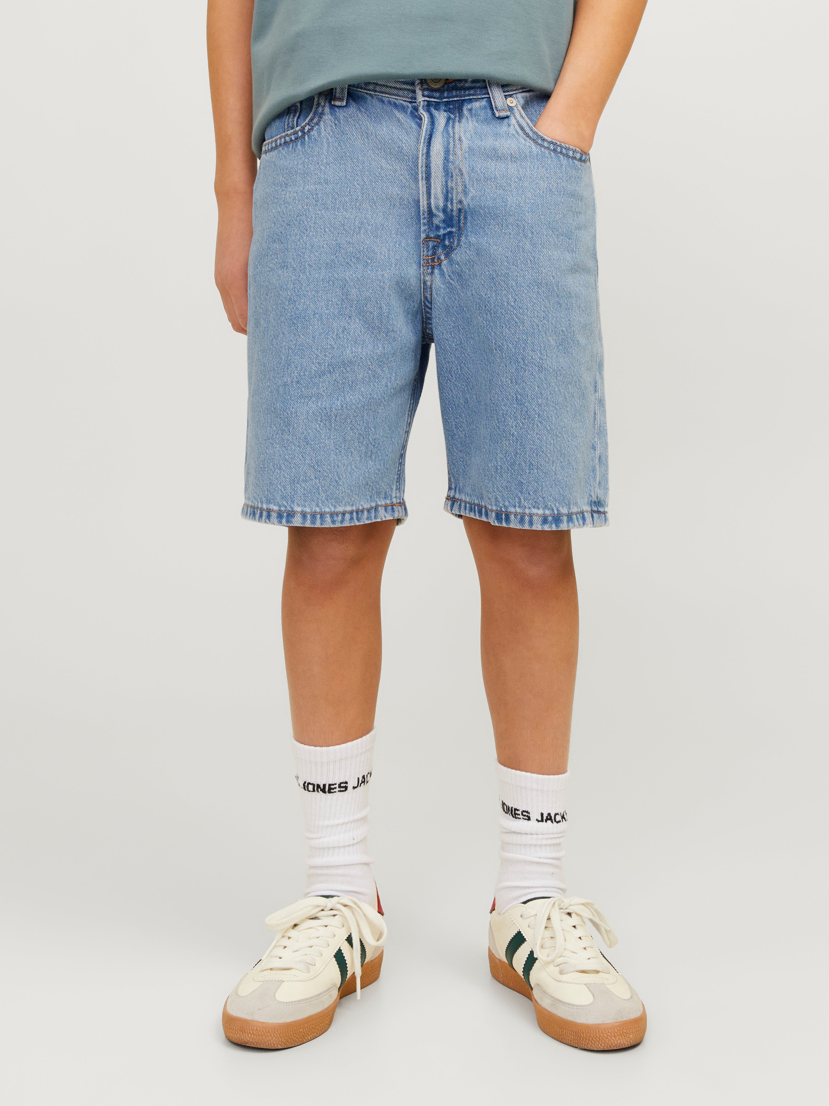 Jack & Jones Relaxed Fit Denimshorts Til drenge - 12252781
