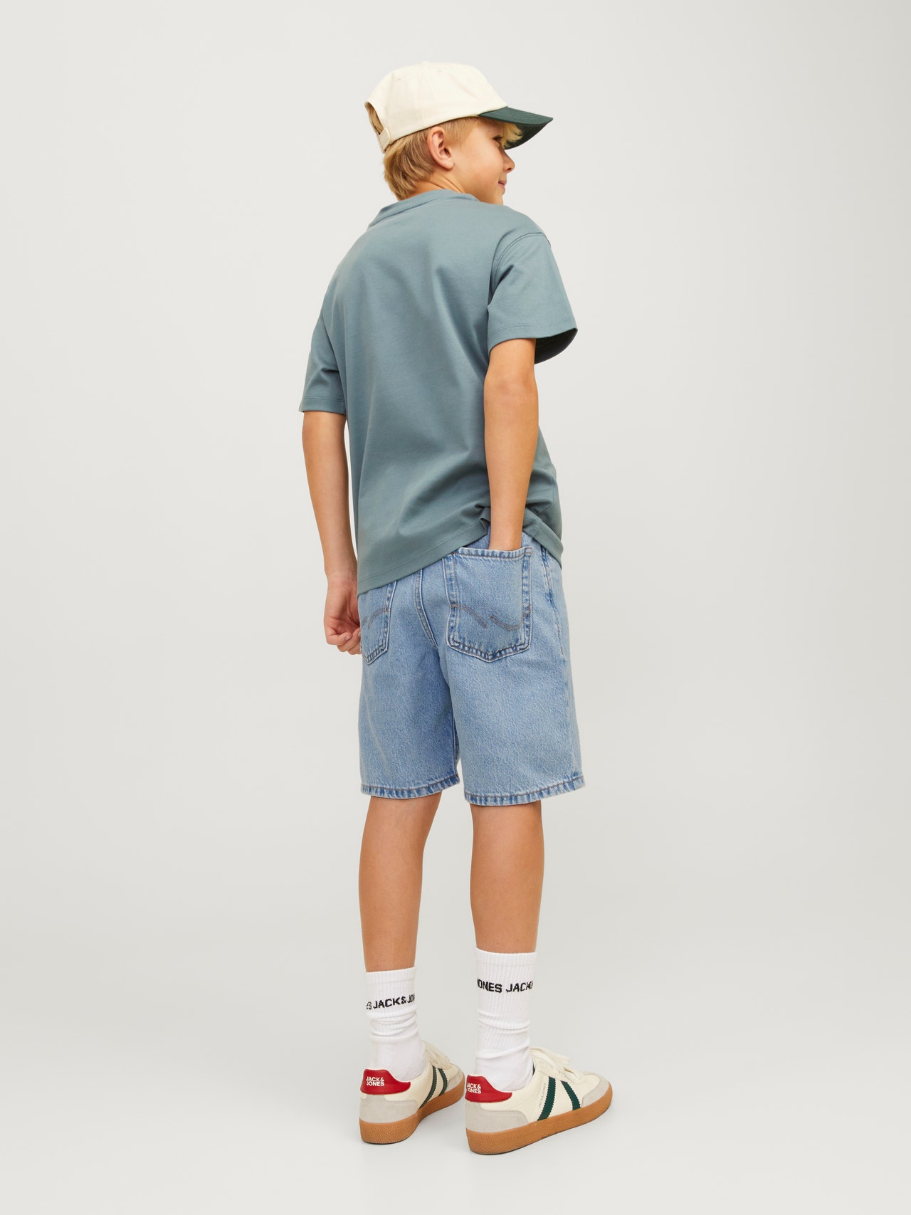 Jack & Jones Relaxed Fit Denim shorts Voor jongens -Blue Denim - 12252781