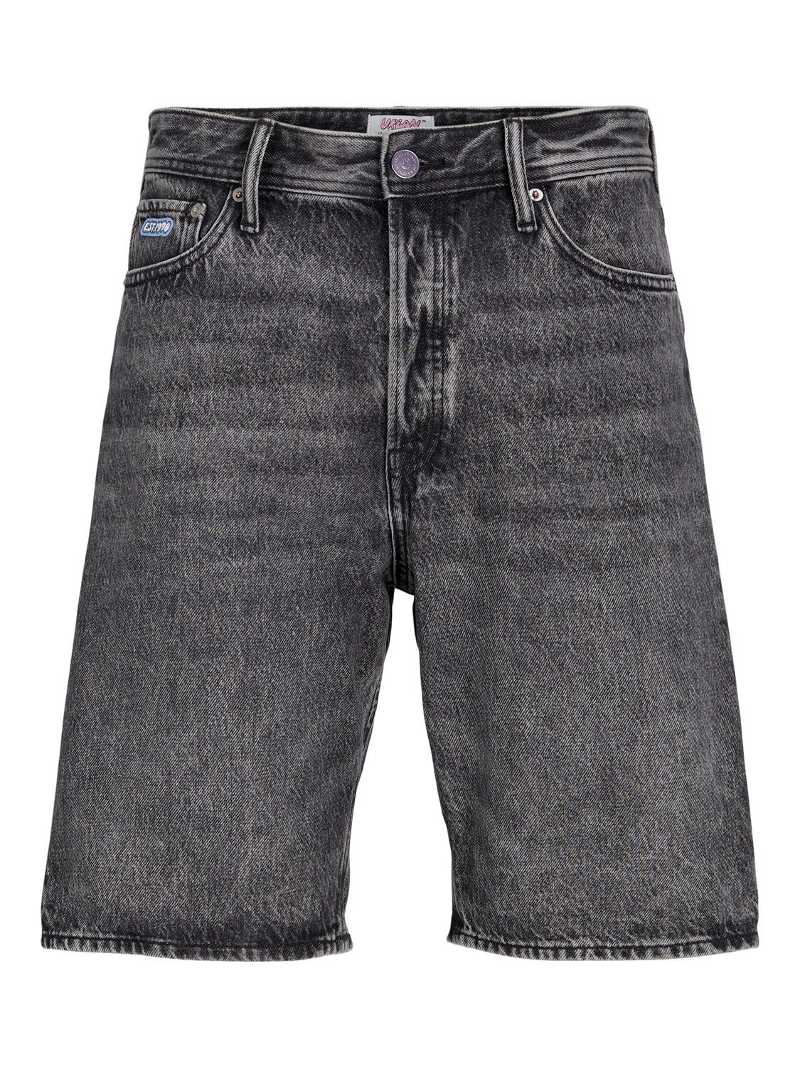 Jack & Jones Baggy fit Farkkushortsit -Black Denim - 12252788