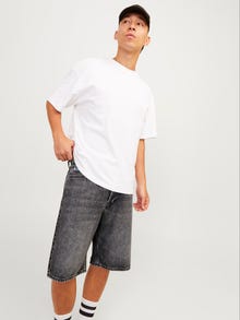 Jack & Jones Short en denim Baggy fit -Black Denim - 12252788