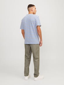 Jack & Jones Striped Crew neck T-shirt -Blue Horizon - 12252797