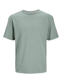 Jack & Jones Gestreift Rundhals T-shirt -Lily Pad - 12252797
