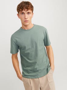Jack & Jones Striped Crew neck T-shirt -Lily Pad - 12252797