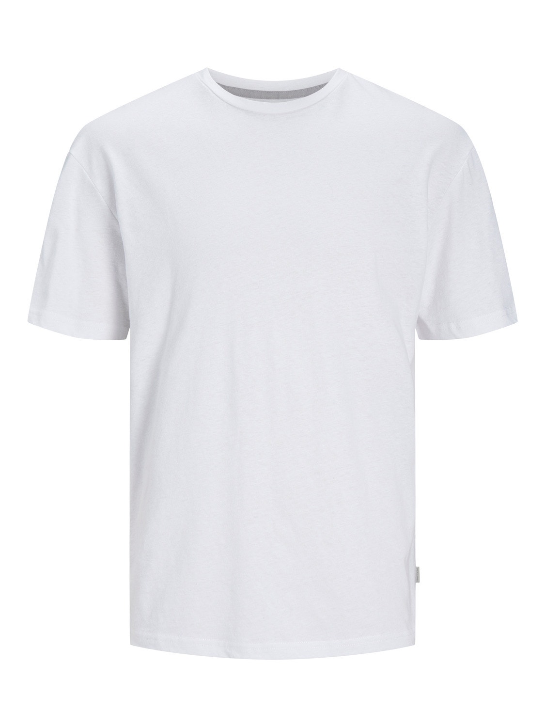 Jack & Jones Ränder Rundringning T-shirt -Bright White - 12252797