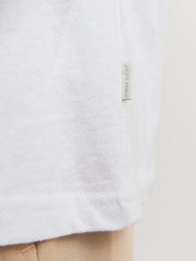 Jack & Jones Sima Környak Trikó -Bright White - 12252797