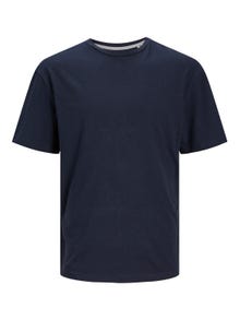 Jack & Jones Gestreift Rundhals T-shirt -Night Sky - 12252797