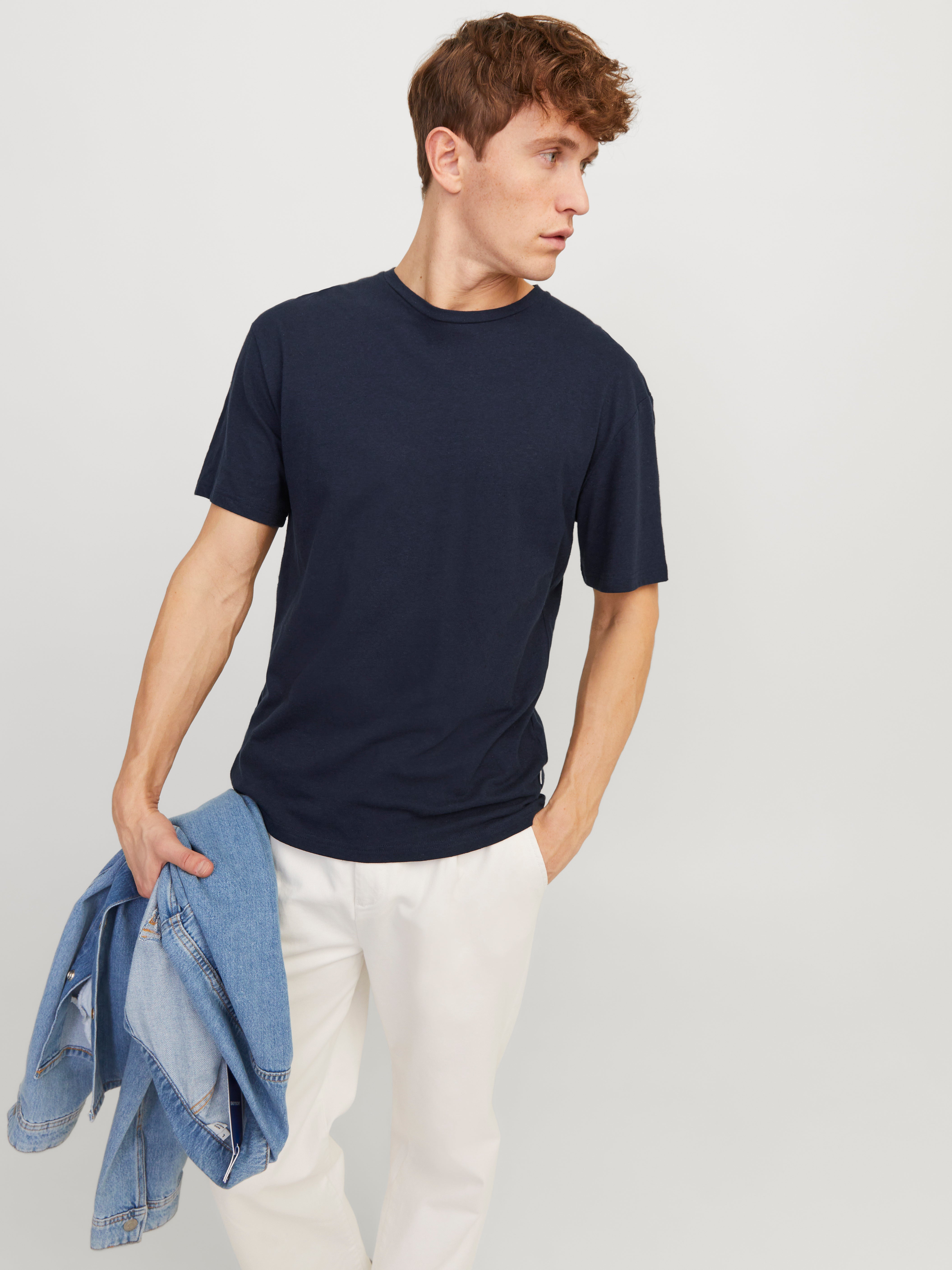 Jack & Jones Striped Crew neck T-shirt - 12252797
