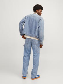 Jack & Jones JJIEDDIE JJPAINTER SBD 820 Loose fit farmer -Blue Denim - 12252798