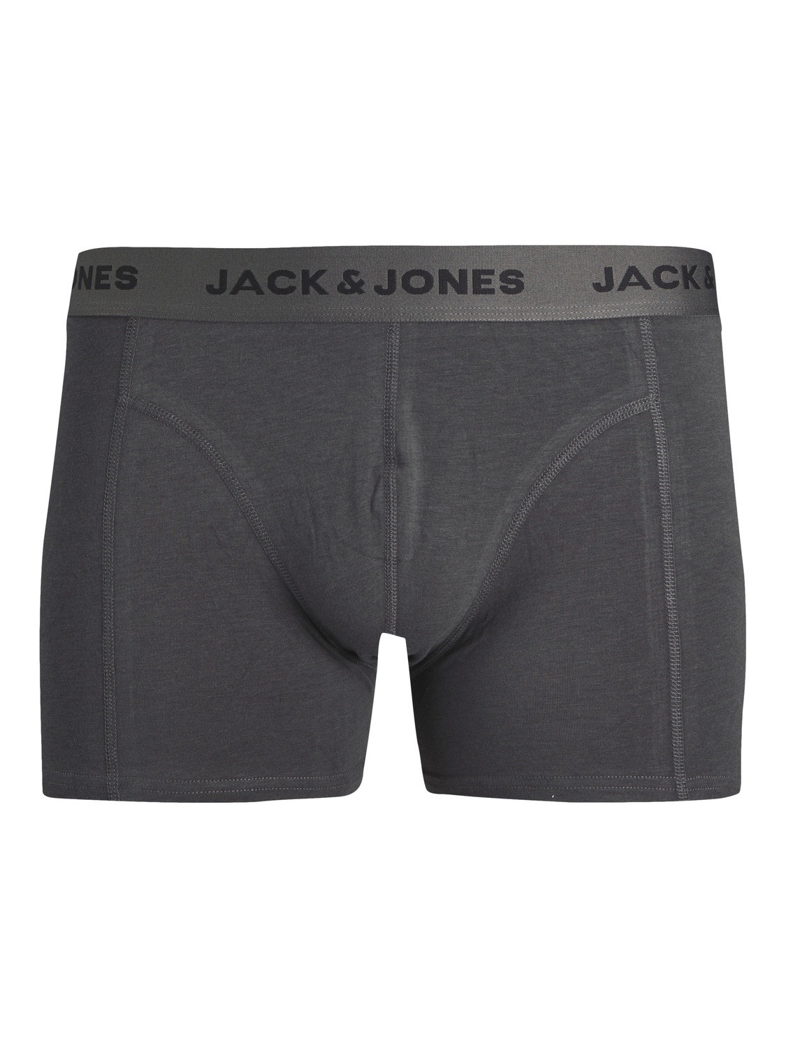 Jack & Jones 3-balení Trenýrky -Dark Grey Melange - 12252801