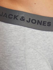 Jack & Jones 3-pak Trunks -Dark Grey Melange - 12252801