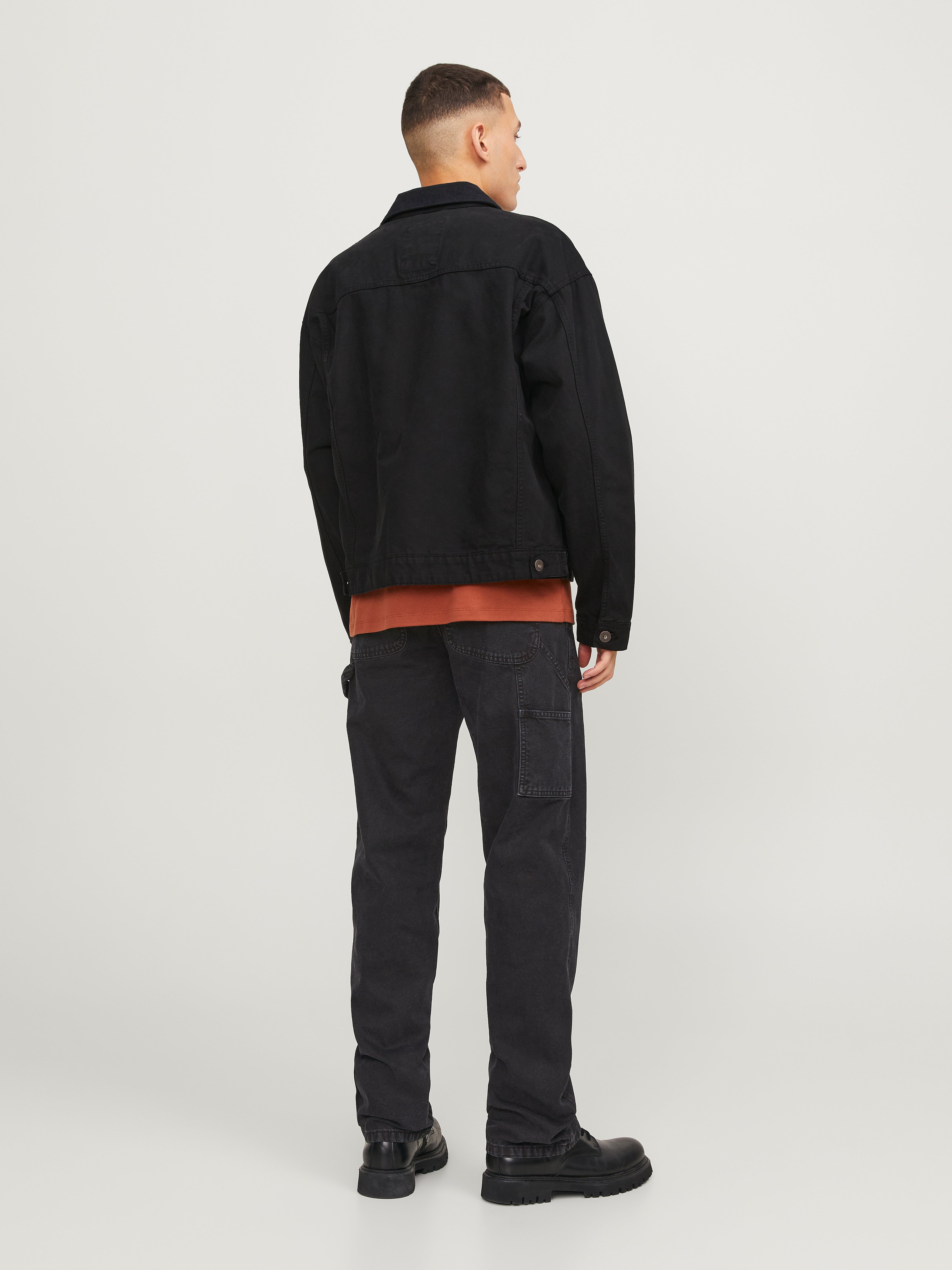 JJIEDDIE JJCARPENTER WI 050 Loose fit jeans | Black | Jack & Jones®