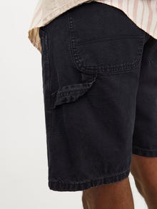 Jack & Jones Loose Fit Jeans-Shorts -Black - 12252814