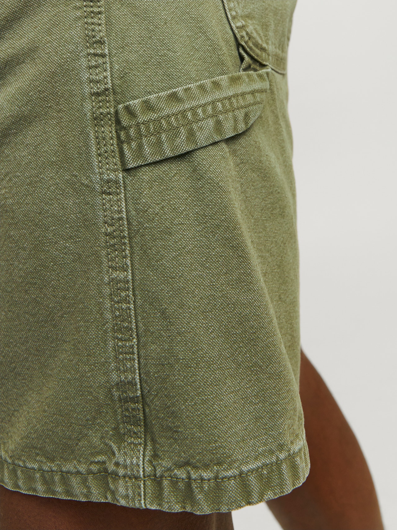 Jack & Jones Bermuda in jeans Loose Fit -Deep Lichen Green - 12252814