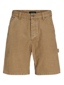 Jack & Jones Loose Fit Jeans-Shorts -Tigers Eye - 12252814