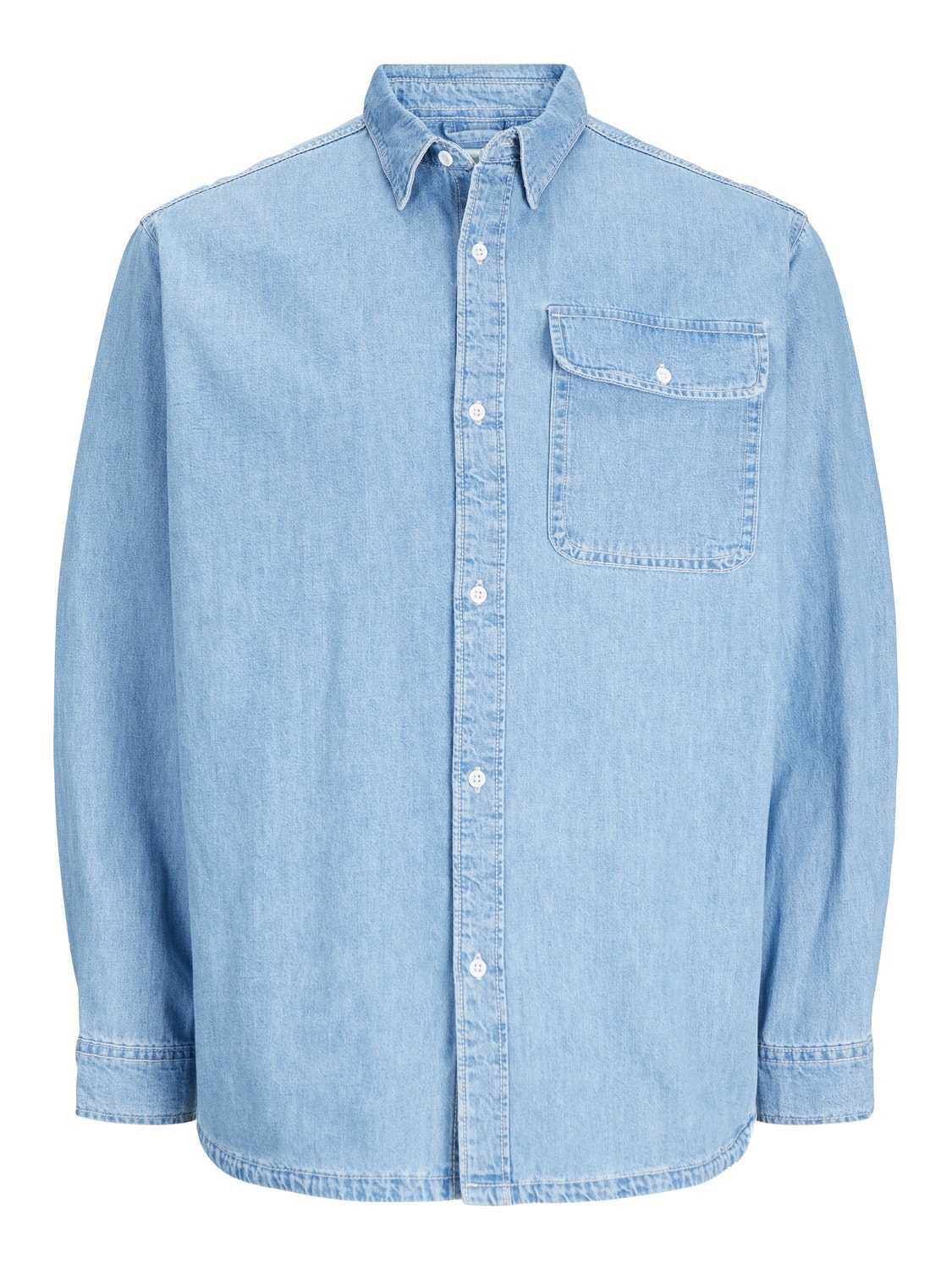 Jack & Jones Boxy fit Denim overhemd -Blue Denim - 12252846