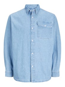 Jack & Jones Boxy fit Denim skjorte -Blue Denim - 12252846