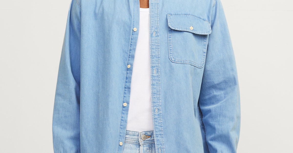 Boxy fit Denim Shirt 
