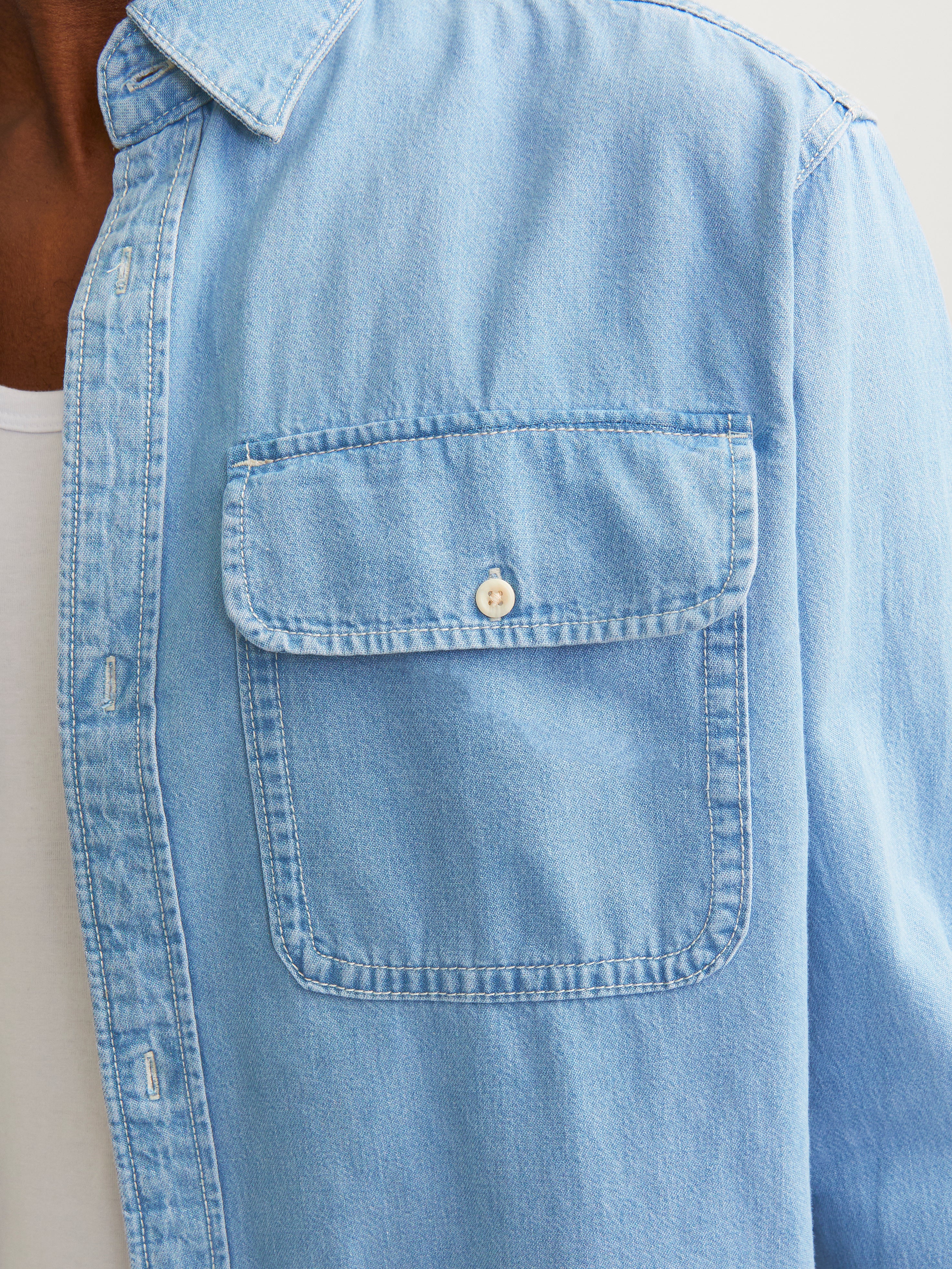 Boxy fit Denim Shirt 