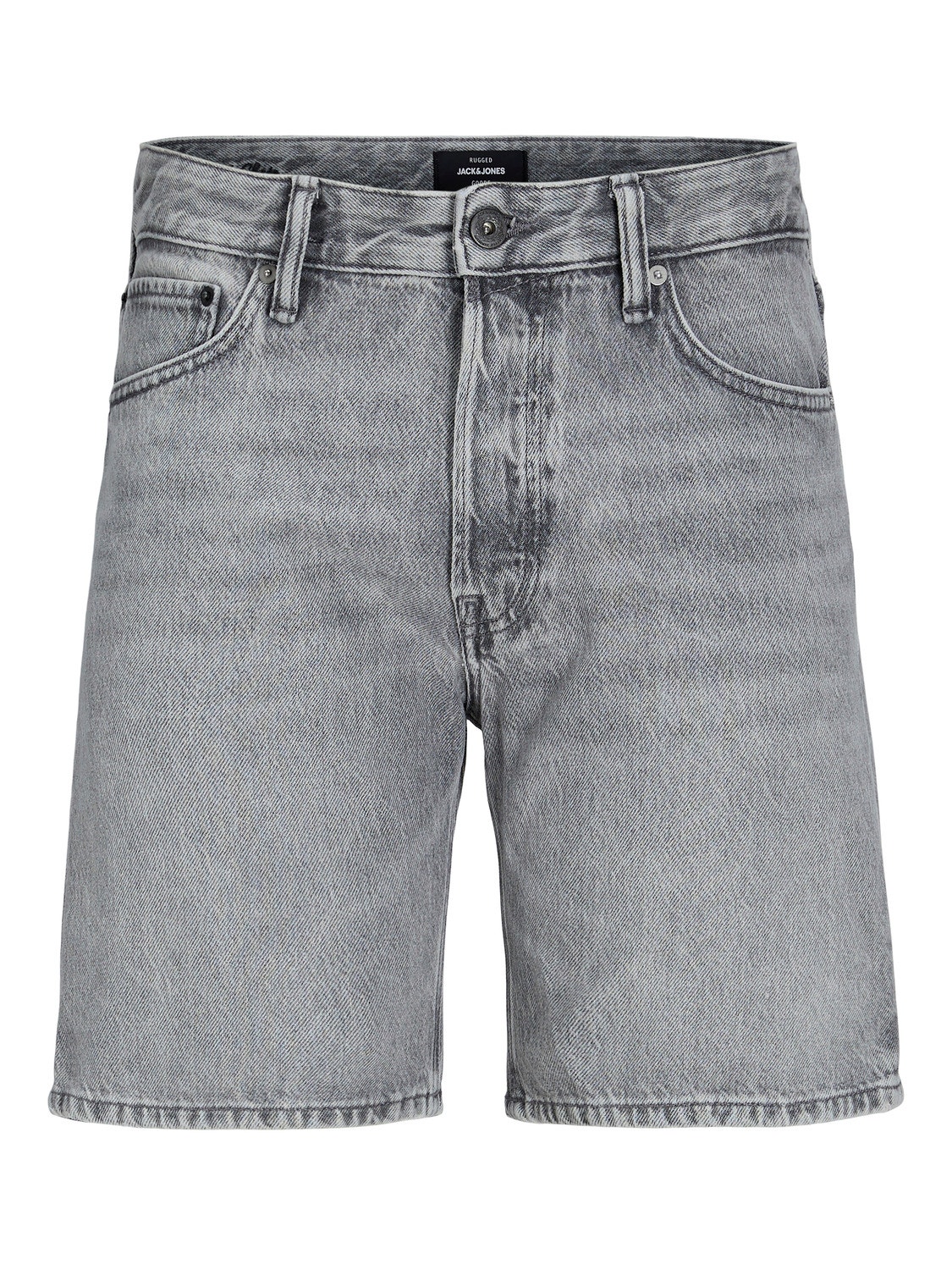 Jack & Jones Relaxed Fit Jeans-Shorts -Grey Denim - 12252868