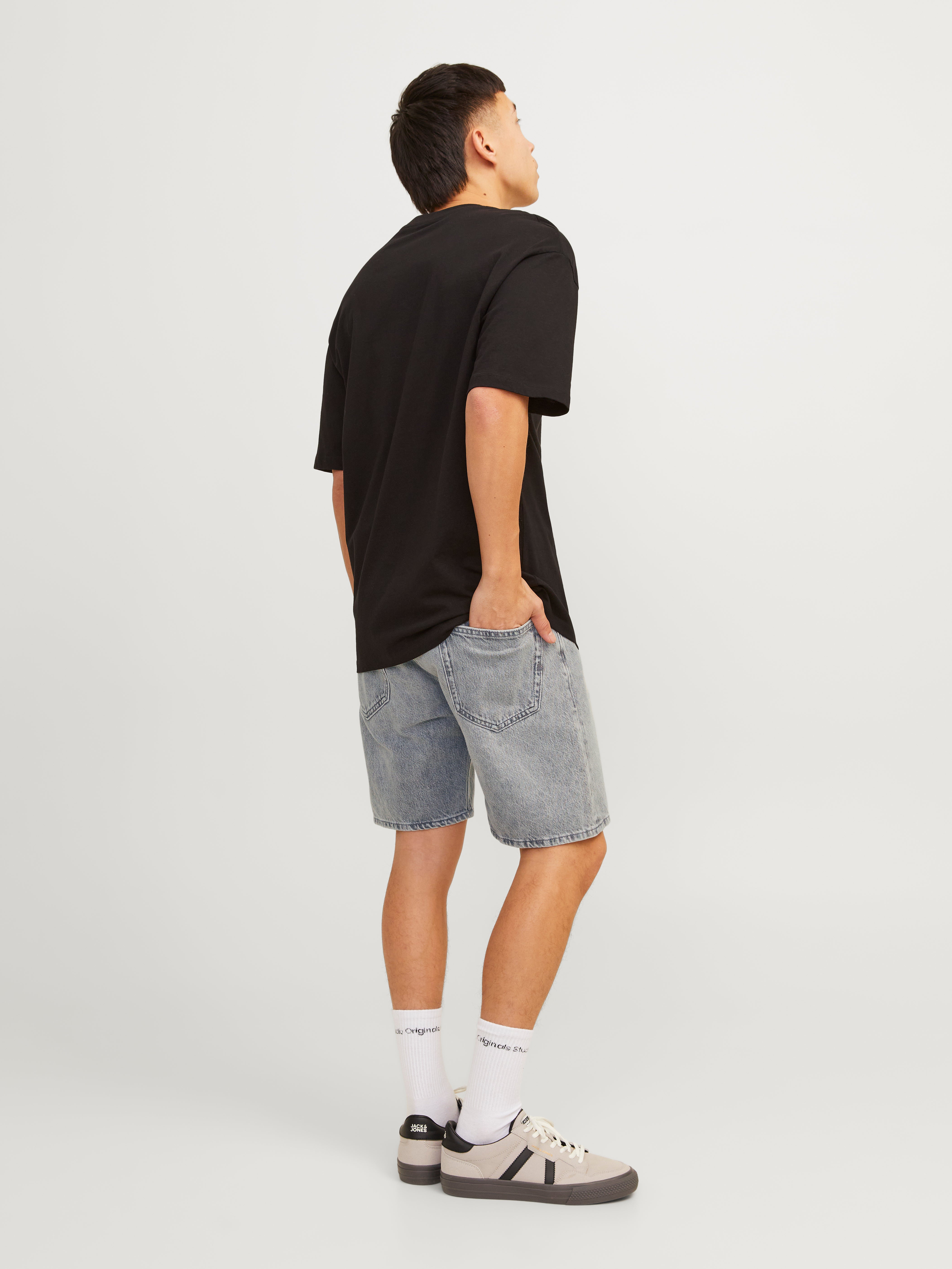 Jack & Jones Relaxed Fit Denim shorts -Grey Denim - 12252868