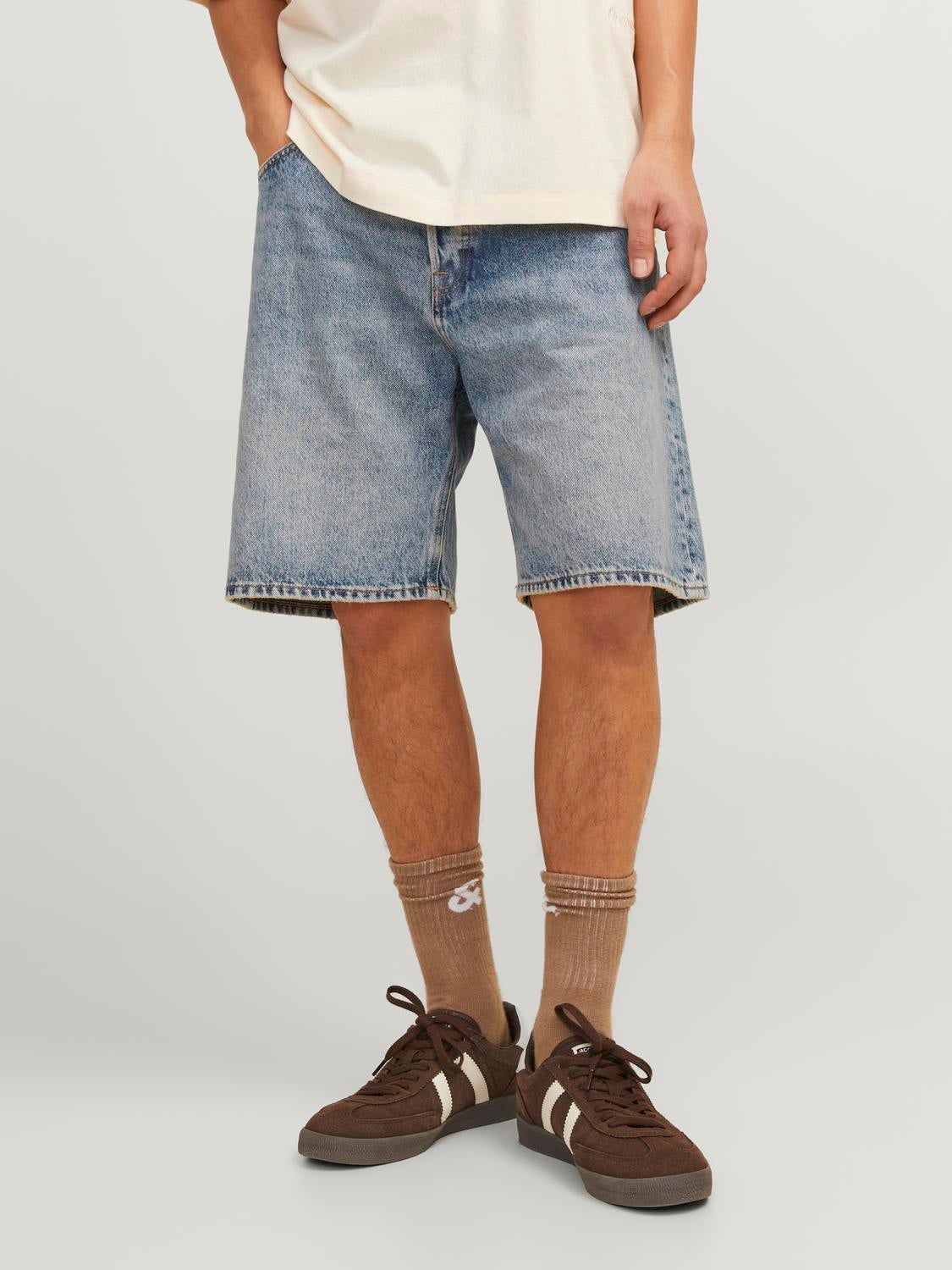 Locker Geschnitten Jeans-shorts