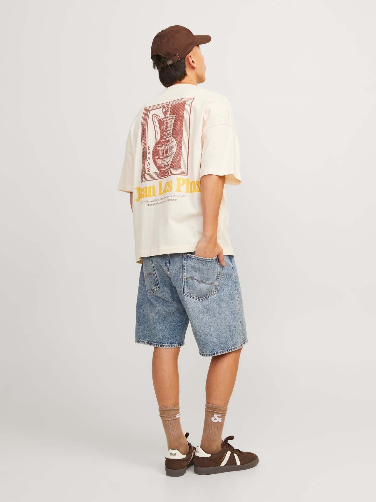 Jack & Jones Loose Fit Jeans Shorts -Blue Denim - 12252870