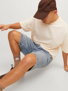 Jack & Jones Loose Fit Jeans Shorts -Blue Denim - 12252870