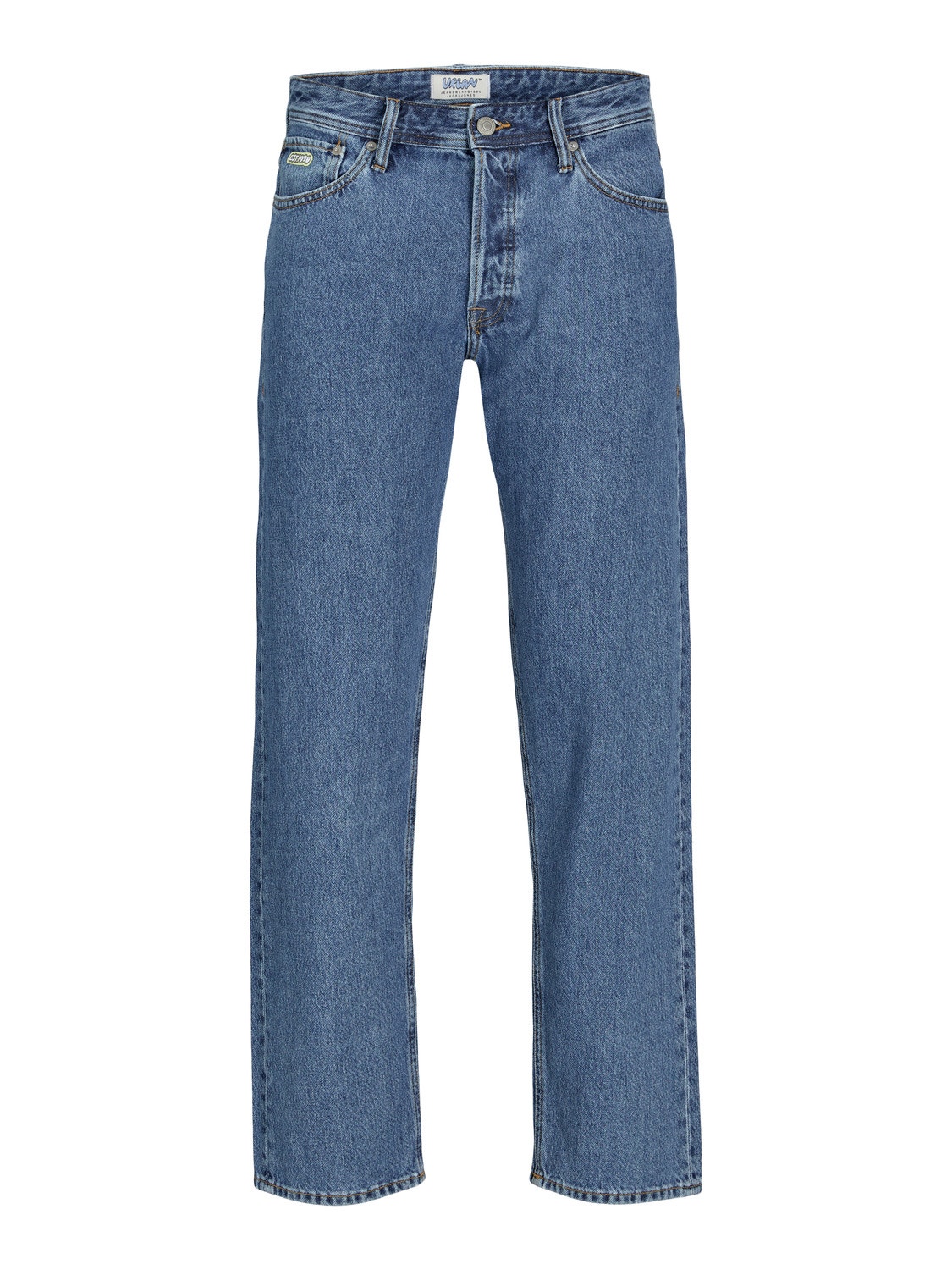 Jack & Jones JJIMARK JJORIGINAL SBD 301 Cropped Loose fit jeans -Blue Denim - 12252876