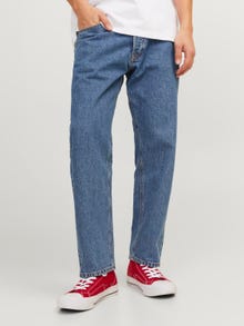 Jack & Jones JJIMARK JJORIGINAL SBD 301 Cropped Loose Fit Jeans -Blue Denim - 12252876