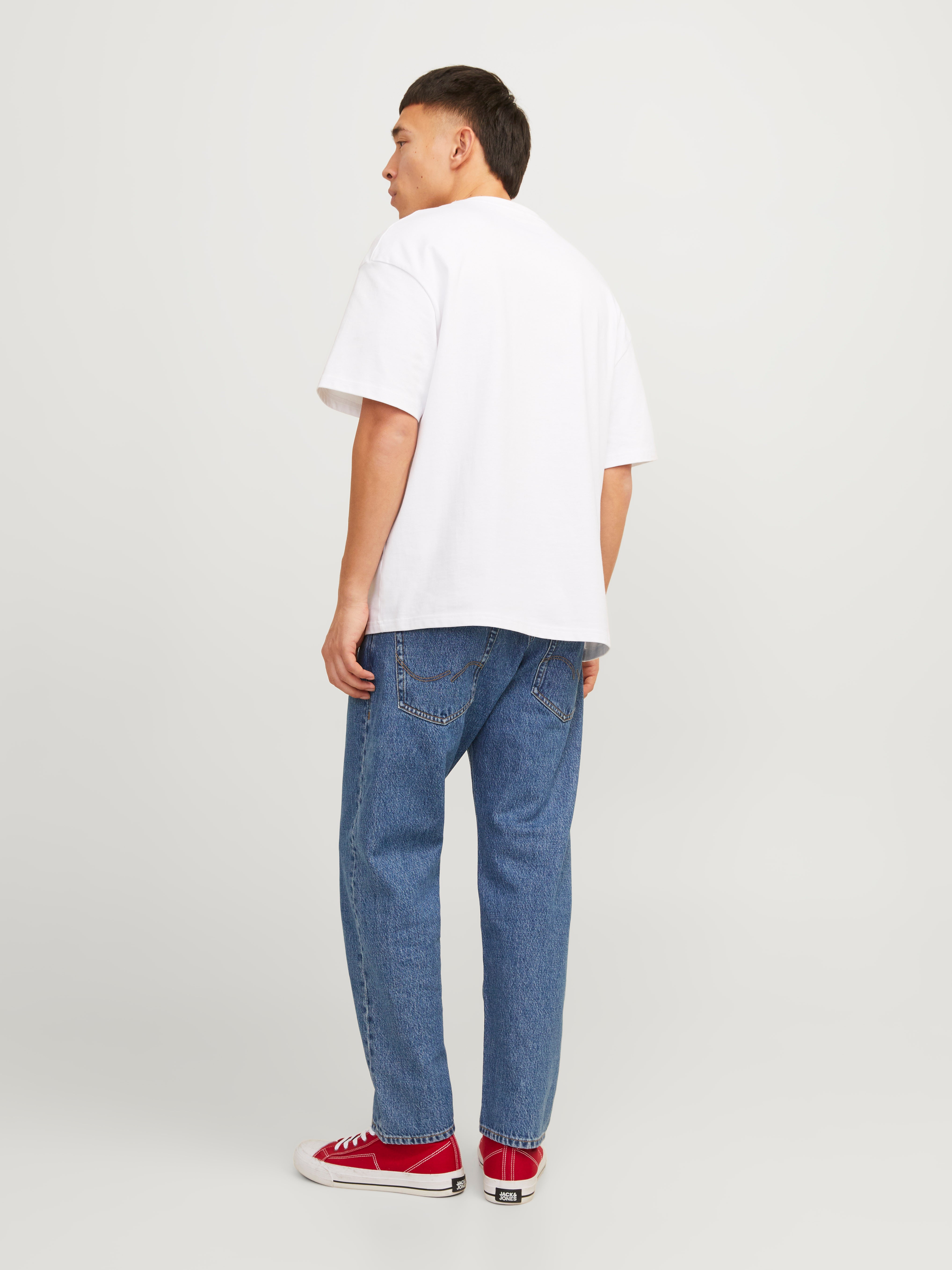 JJIMARK JJORIGINAL SBD 301 Cropped Loose fit jeans | Medium Blue