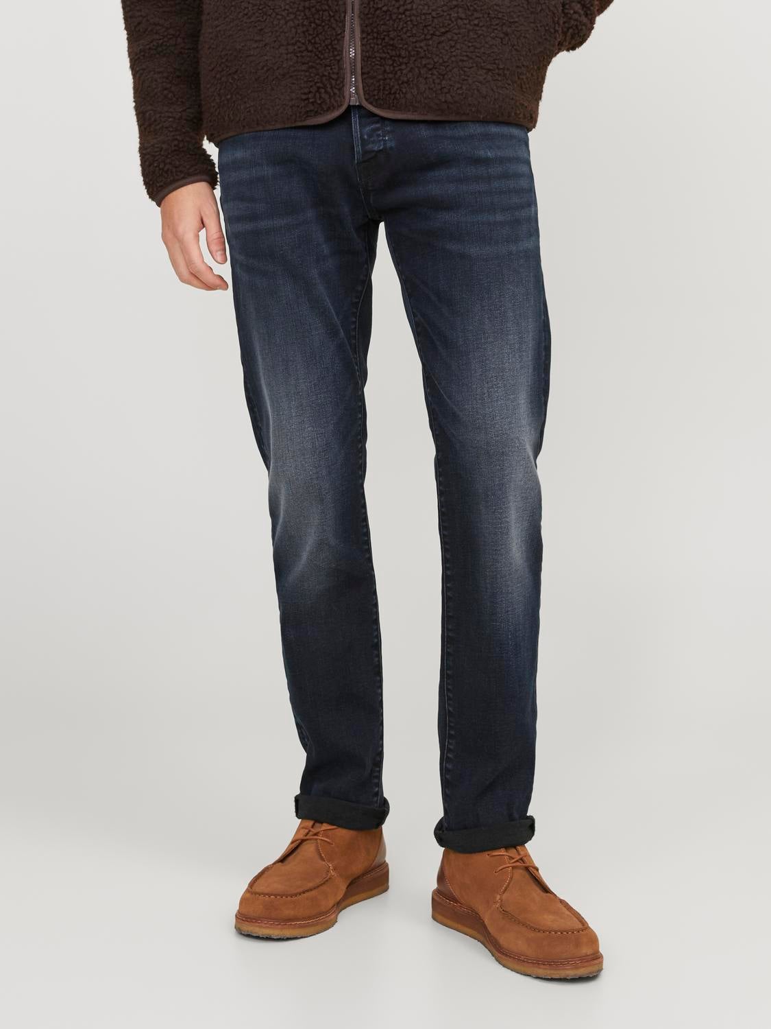 JJIGLENN JJFOX 50SPS CB 104 Slim fit jeans | Medium Blue | Jack 
