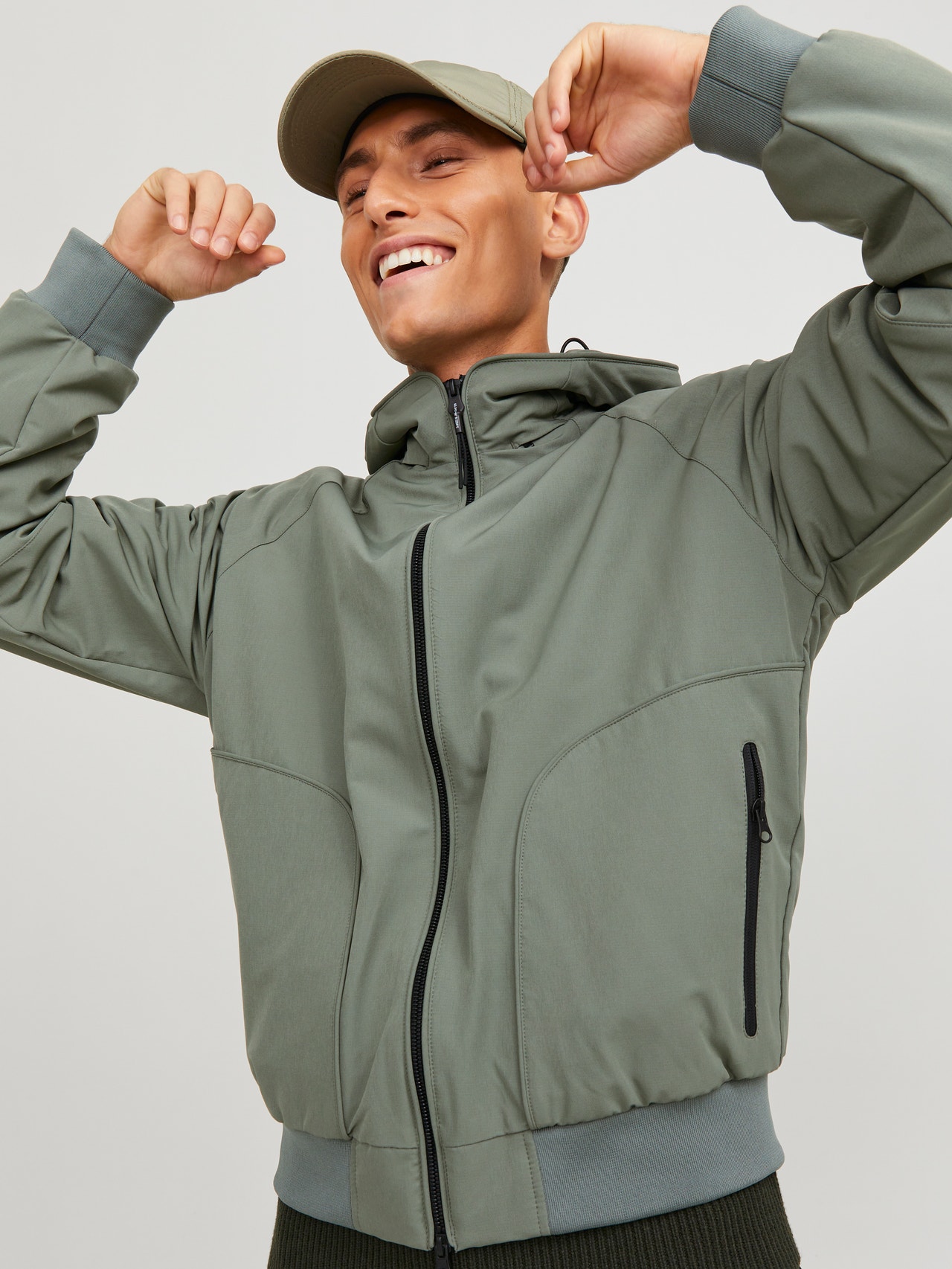 Jack & Jones JJEROY JACKET - Giubbotto Bomber - navy blazer/blu scuro Jack & Jones JJEROY JACKET - Giubbotto Bomber - navy blazer/blu scuro