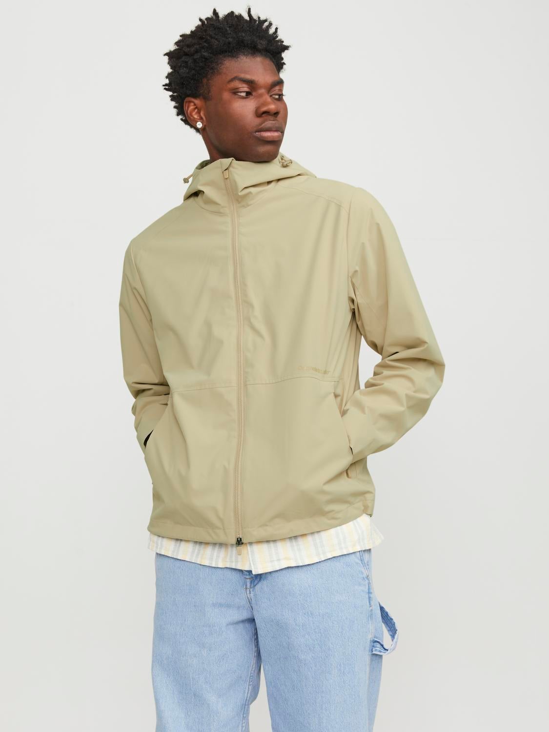 Shell jacket Beige Jack Jones